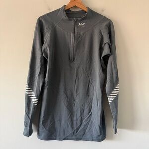 Helly Hansen 1/4 Zip Pullover Base Layer Shirt Stretch Ski Mens XL Outdoor